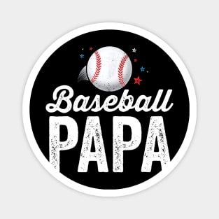 Baseball Papa Dad Father Grandpa Men Magnet